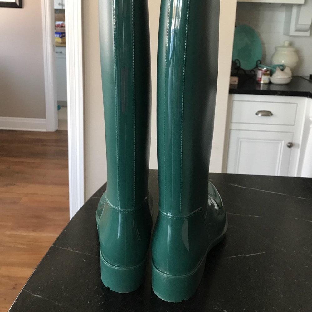 Sam Edelman Green Rain Boots - Picture 2 of 4